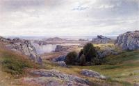 Richards, William Trost - Coast with Sailboat, Newport